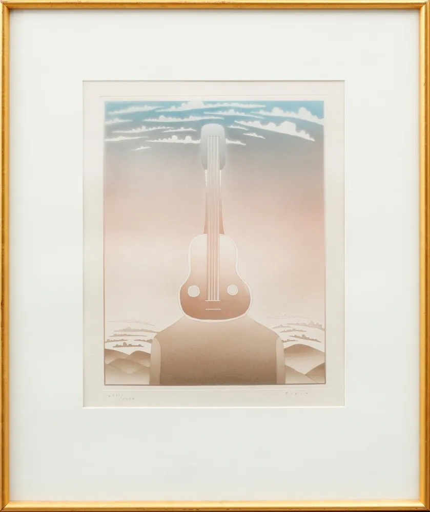 Офорт И Аквитанта Folon - La Musique