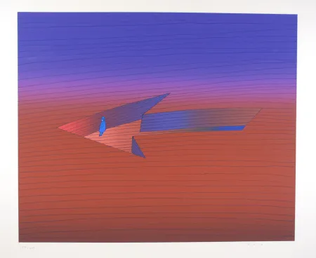 Сериграфия Folon - Le Chemin