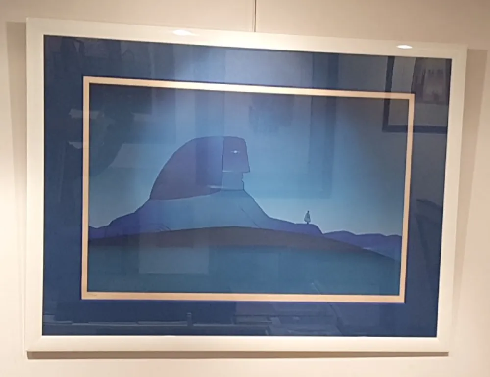 Сериграфия Folon - L'Etranger - The Stranger