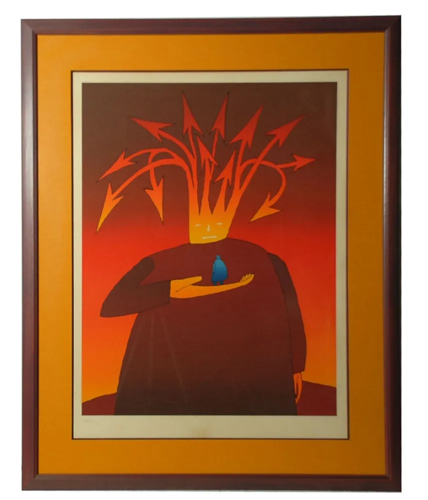 Сериграфия Folon - Macbeth