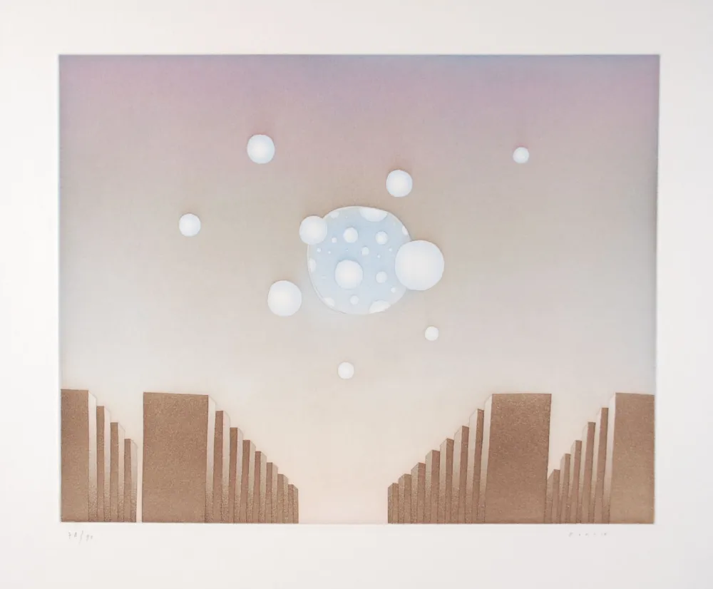 Офорт И Аквитанта Folon - Ouverture