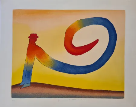 Литография Folon - Sans titre 