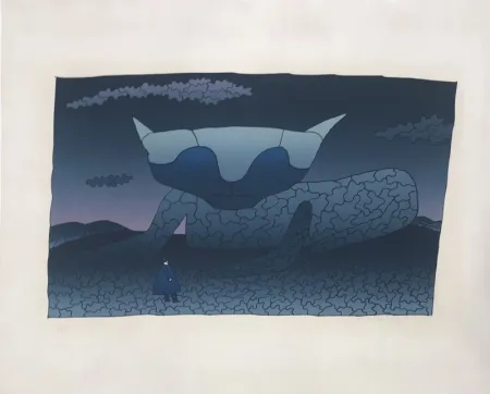 Сериграфия Folon - Souvenir d'Alice 