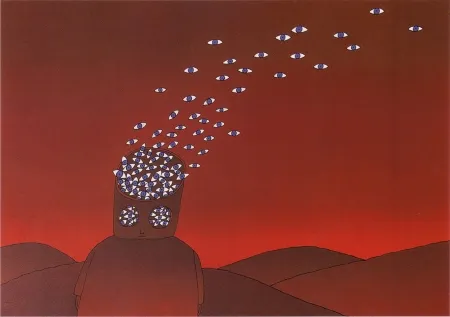 Литография Folon - The View