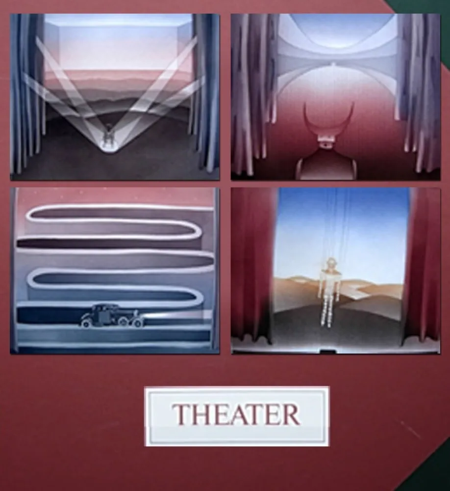 Офорт И Аквитанта Folon - THEATER - THEATRE (complet suite)