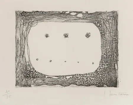 Офорт И Аквитанта Fontana - L’épée dans l’eau