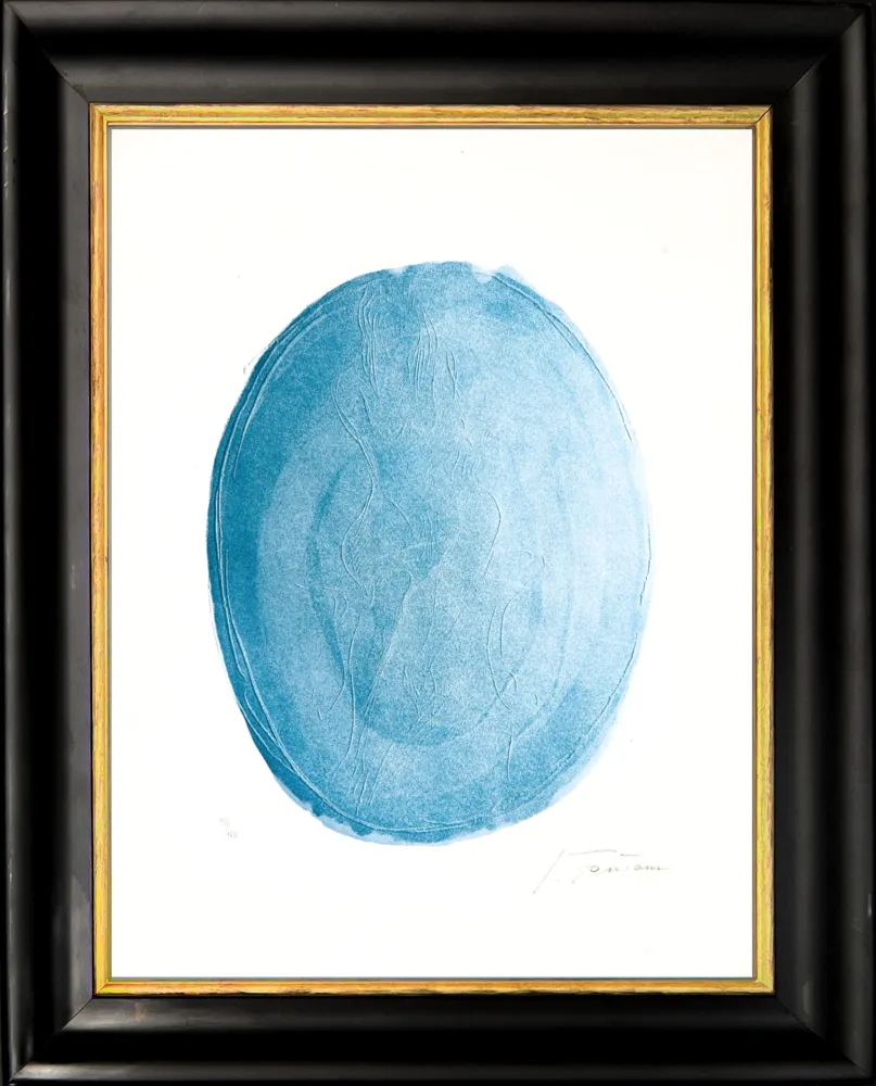 Офорт И Аквитанта Fontana - Nudo Azzurro