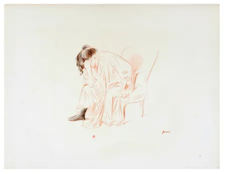 Литография Forain - Etude