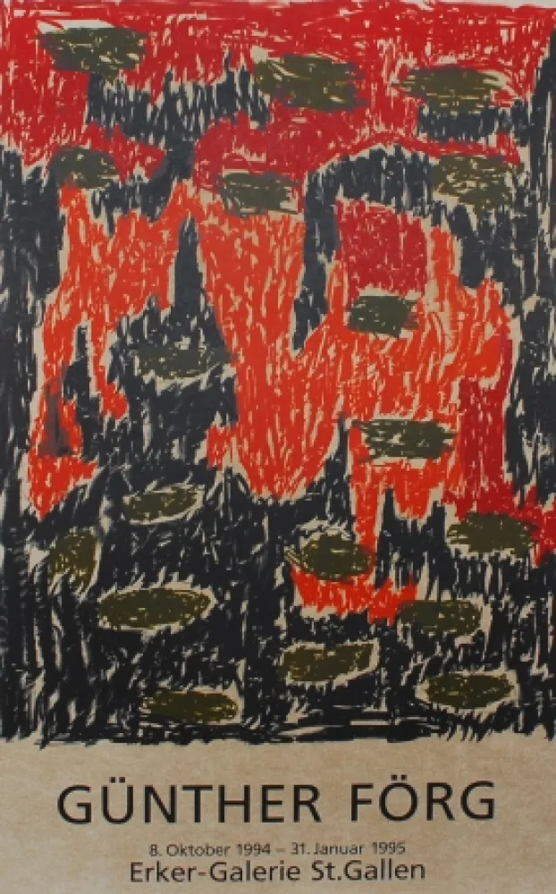 Литография Forg - Untitled (Exhibition poster)