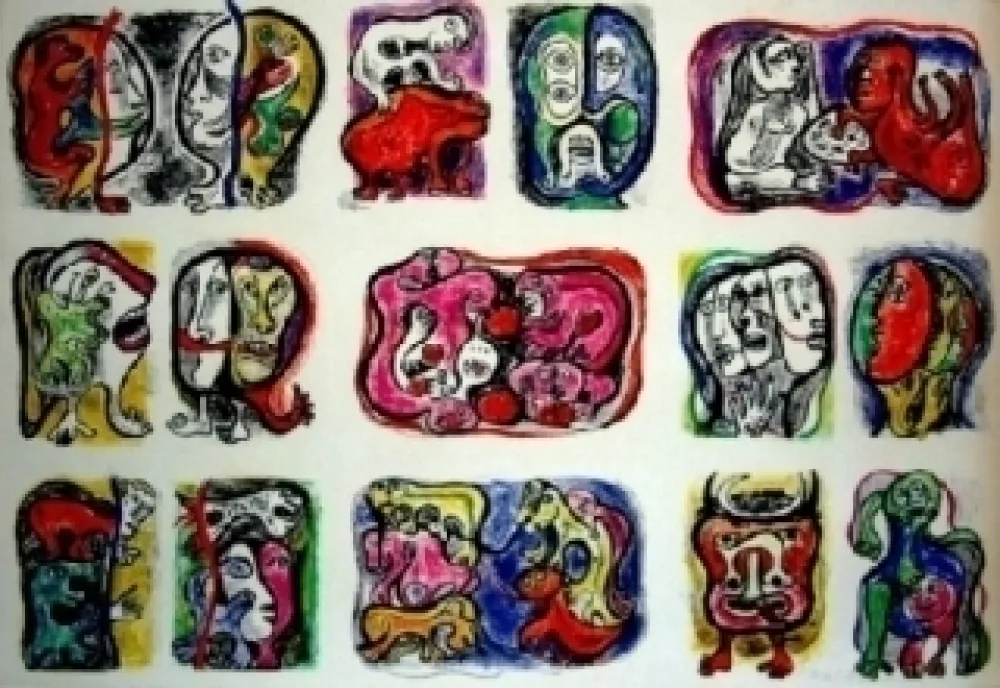 Литография Forner - Sans titre