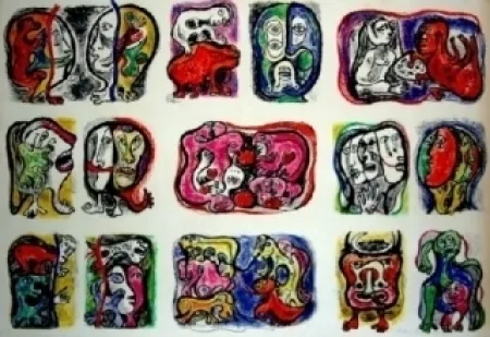 Литография Forner - Sans titre