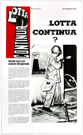 Литография Foucault-Gini - La Lotta Continua ?
