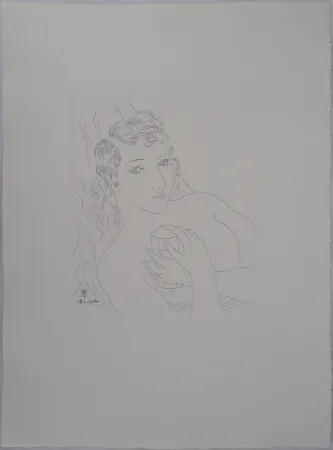 Гравюра Foujita - Isabey, mon seul ami