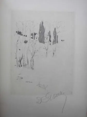 Гравюра Fournier - [Eaux-fortes pour] Contes, Hyalis....