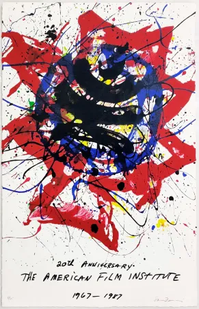 Сериграфия Francis - A RED STAR