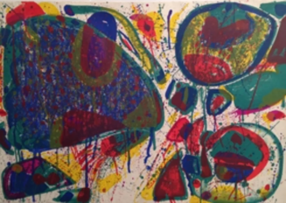 Литография Francis - Bright Jade Ghost III