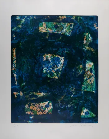 Литография Francis - Composition abstraite, 1975 - Hand-signed