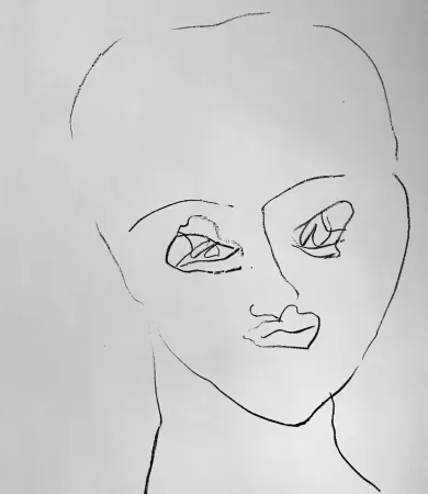 Литография Francis - Self Portrait