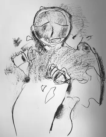 Литография Francis - Self Portrait