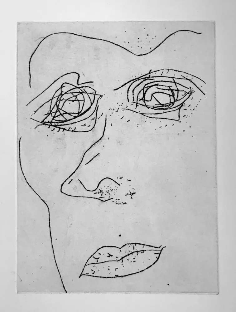 Акватинта Francis - Self Portrait