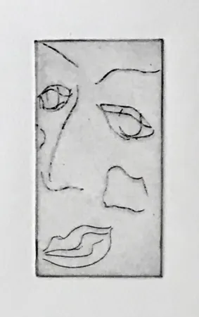 Акватинта Francis - Self Portrait