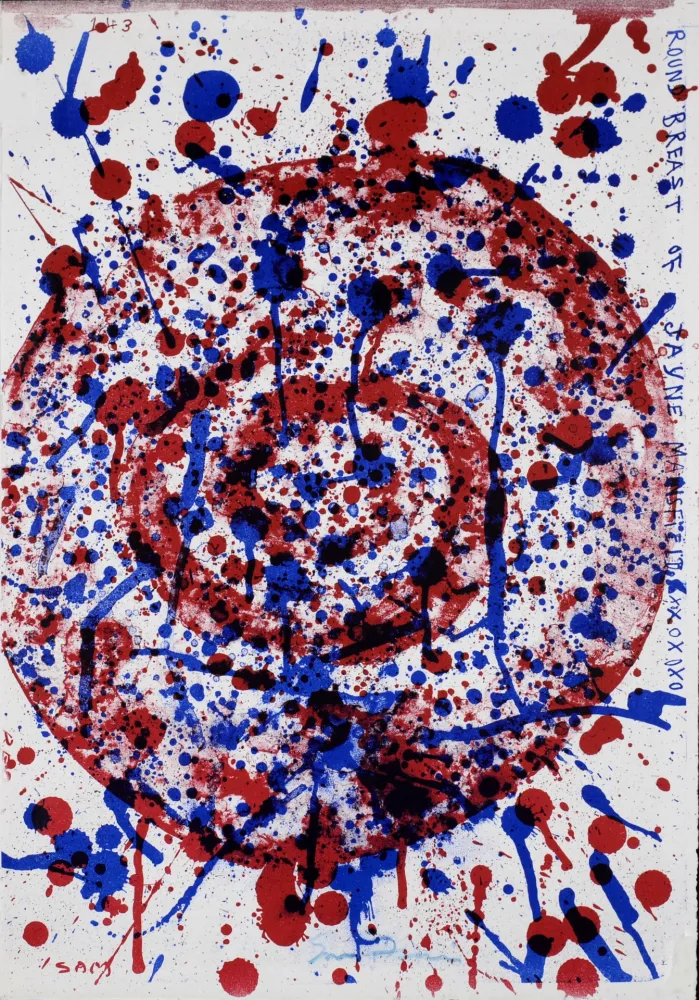 Литография Francis - The breast of Jayne Mansfield, 1964