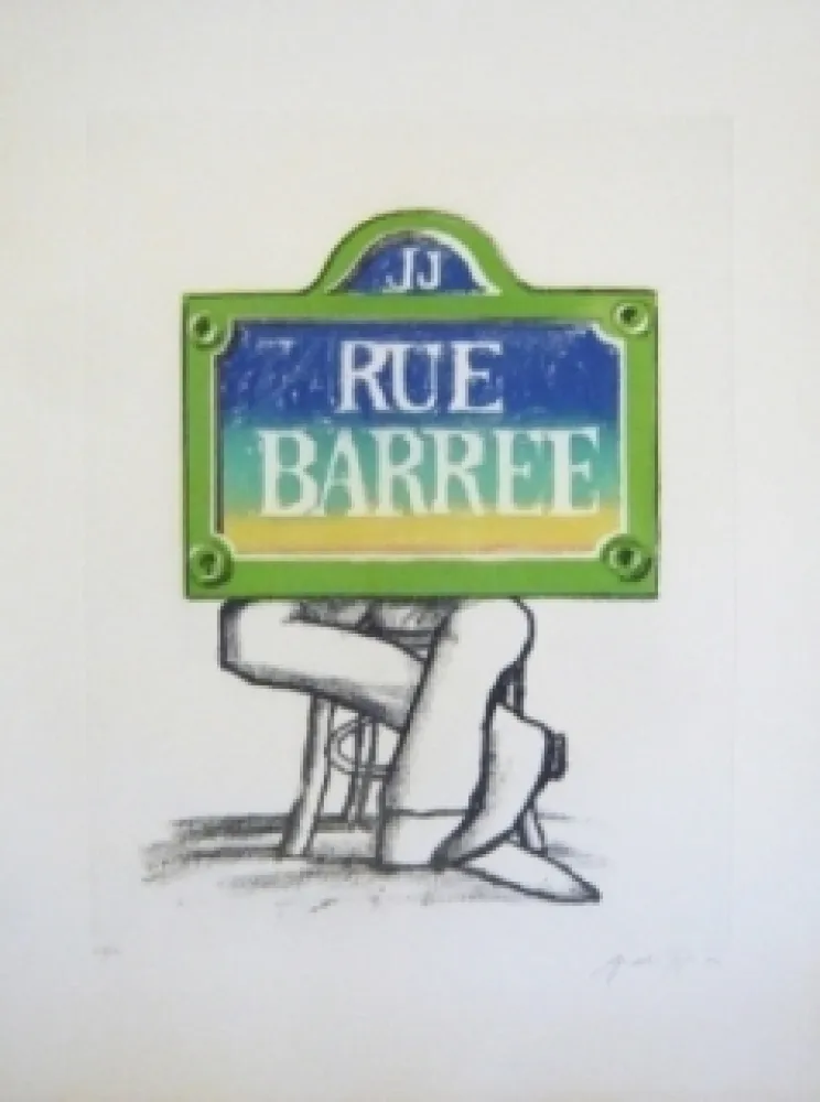 Офорт И Аквитанта François - Sans titre 2