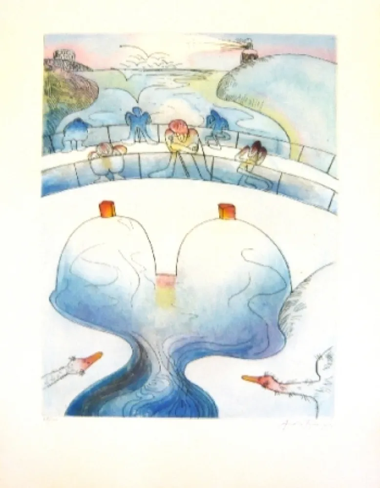 Офорт И Аквитанта François - Sans titre 3