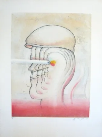 Офорт И Аквитанта François - Sans titre 4