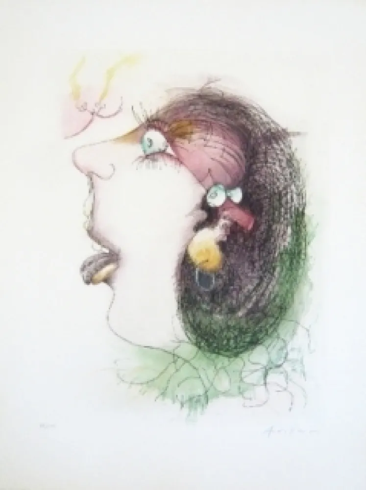 Офорт И Аквитанта François - Sans titre 6