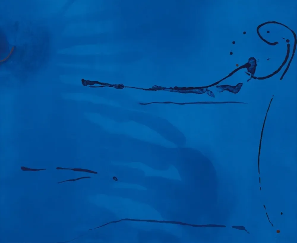 Литография Frankenthaler - Blue Current