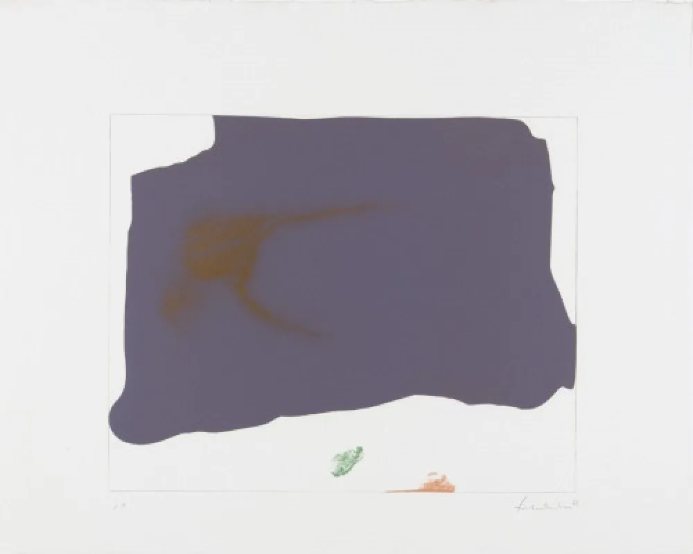 Литография Frankenthaler - Variation II on Mauve Corner