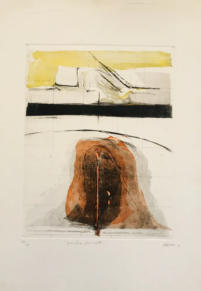 Офорт Frattini - Forma chiusa e forma aperta