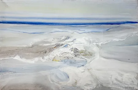 Нет Никаких Технических Frattini - Vittore Frattini (1937) - Sopra le nuvole - Oil on Canvas - 1970