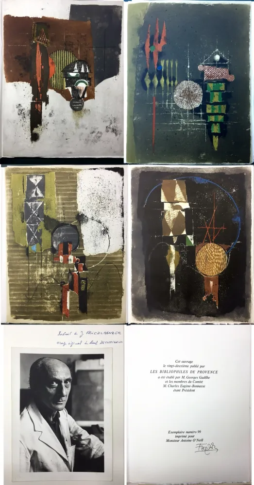 Иллюстрированная Книга Friedlaender - Arthur Rimbaud. LES ILLUMINATIONS. Les Bibliophiles de Provence 1979