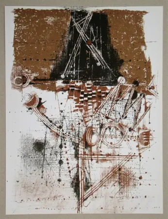 Литография Friedlaender - Les oiseaux