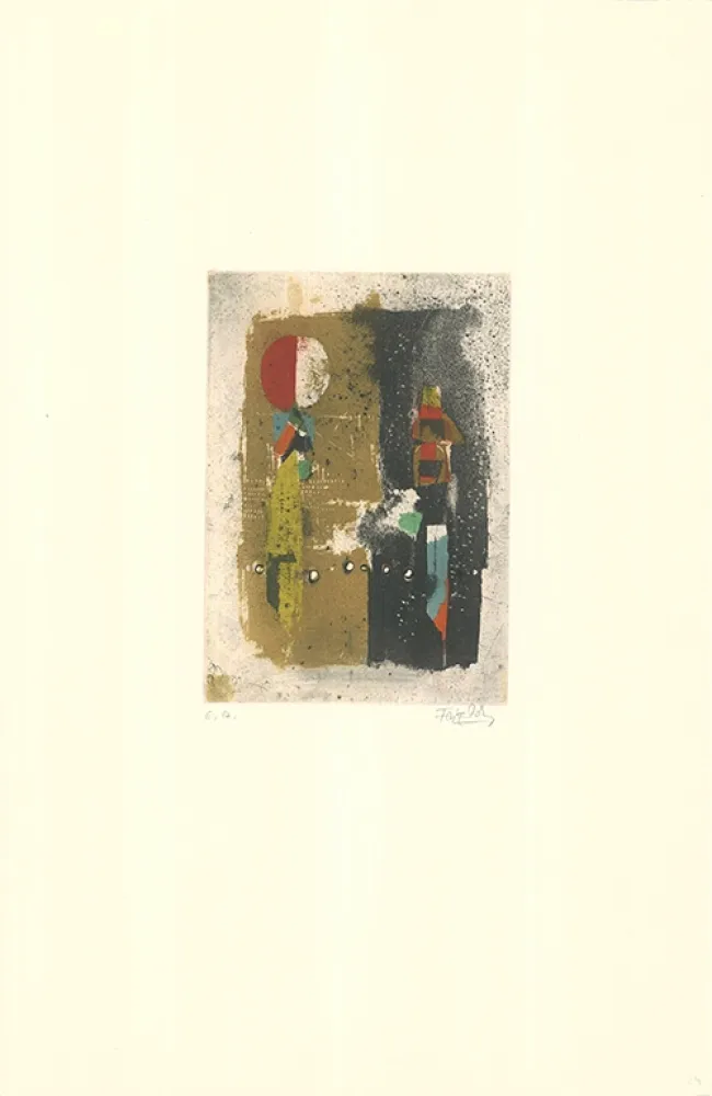 Офорт И Аквитанта Friedlaender - Mikrophonie