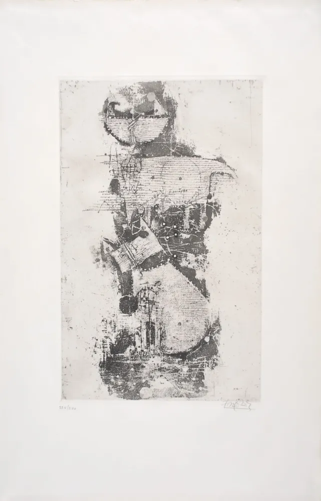 Офорт Friedlaender - Petit Bestiaire - Chèvre