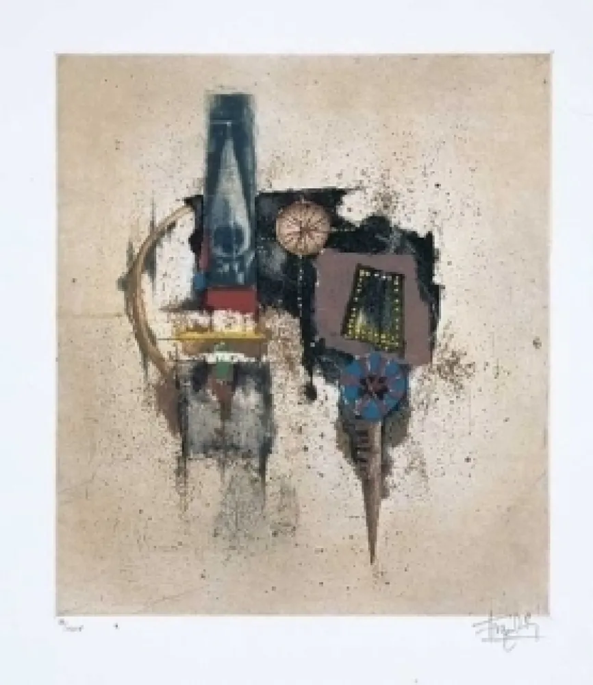 Офорт И Аквитанта Friedlaender - Prières de l'aube