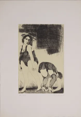 Офорт Frohner - S.T.