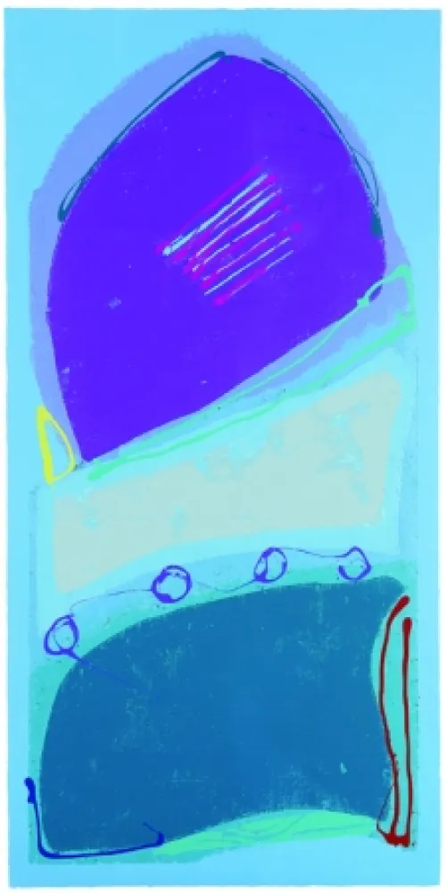 Сериграфия Frost - Blue Rondo