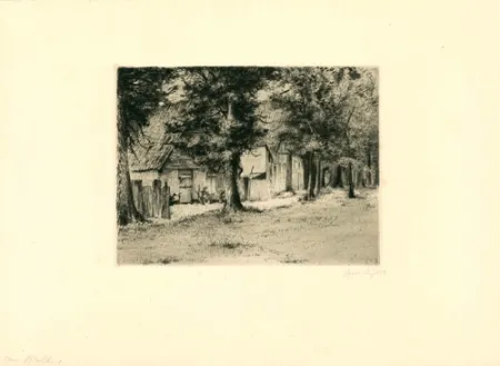 Гравюра Fuchs - Am Wall