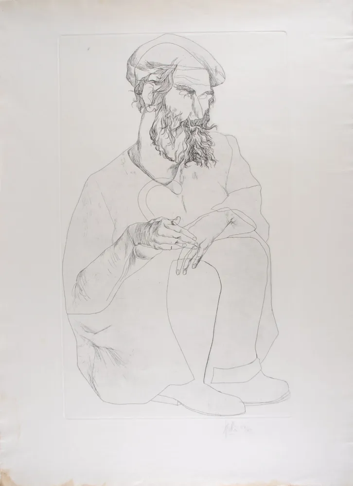 Офорт Fulla - Portrait