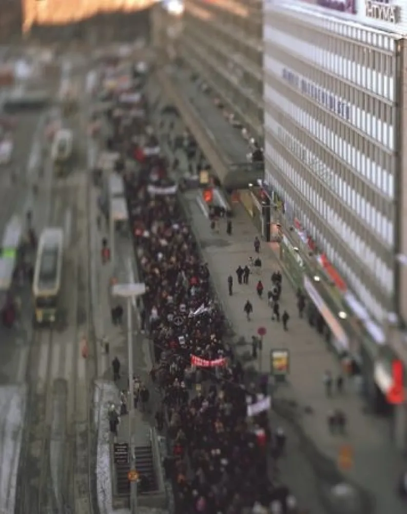 Сериграфия Gaal - Demonstration Day