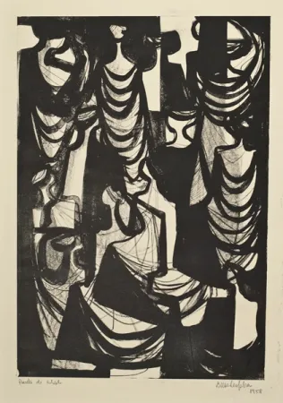 Литография Gabino - Composición