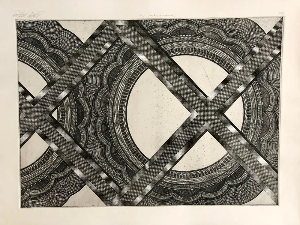 Акватинта Gachnang - L’univers de la persécution