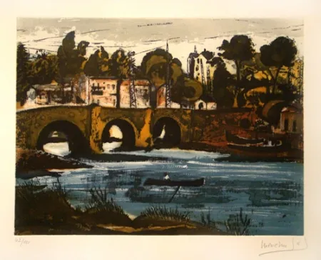 Офорт Gal - En el Río se Mira la Montaña