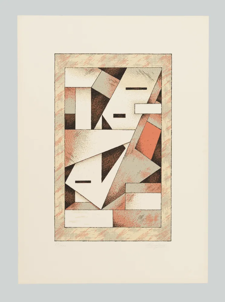 Сериграфия Galli - Composizione (Tav. B)