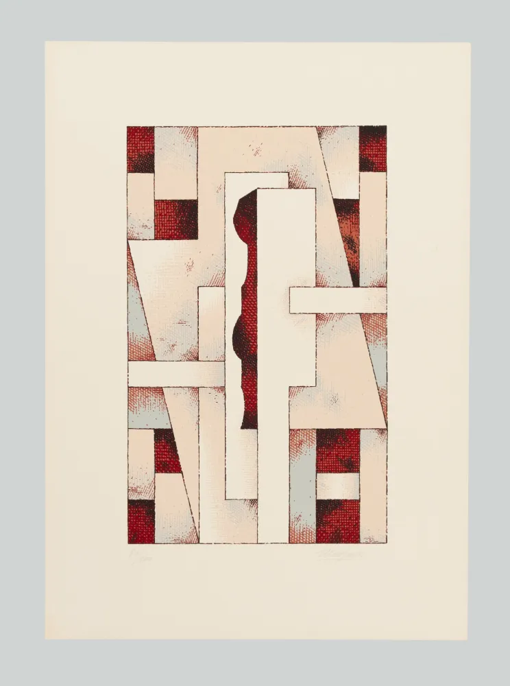 Сериграфия Galli - Composizione (Tav. D)