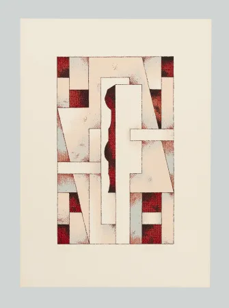 Сериграфия Galli - Composizione (Tav. D)